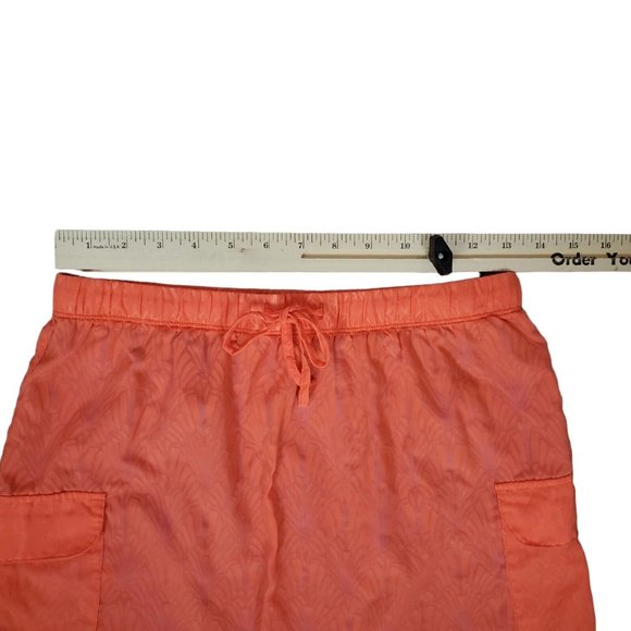 Merrell Skirt S Orange Athletic Cargo Mini Lightweight Hiking Lined Drawstring - Picture 9 of 10